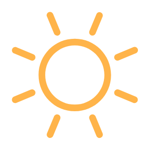 Empty Sun Icon