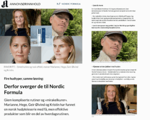 Nordic Formula Advertorial Aftenposten